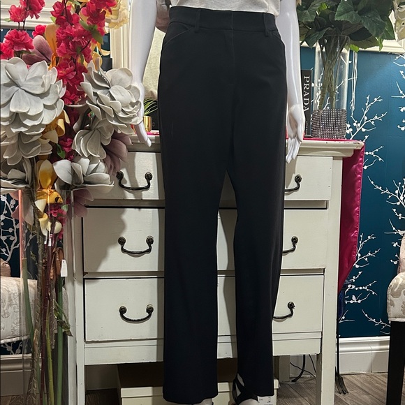 ALFRED SUNG Women's Classic Black Straight Leg Pants - Picture 5 of 15